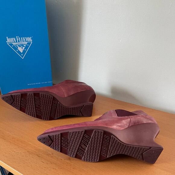 Fluevog Ishshoes Quiver mauve size 11 - added grommets for ribbons - Picture 4 of 4